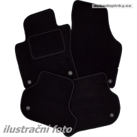 Textiln� koberce p�esn� tvarovan� Landrover Range Rover Evoque -- od roku v�roby 2012- (kompletn� sada - 4 kusy koberce)